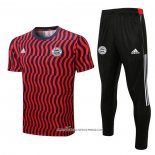 Tuta da Track Bayern Monaco 2022 Manica Corta Rosso