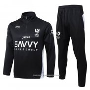 Tuta da Track Felpa Al Hilal 25/26 Bambino Nero