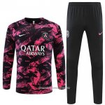 Tuta da Track Felpa Paris Saint-Germain 22/23 Nero e Rosa