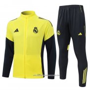 Tuta da Track Giacca Real Madrid 25/26 Giallo