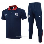 Conjunto Polo Inghilterra 24/25 Blu
