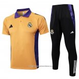 Conjunto Polo Real Madrid Giallo 24-25