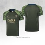 Maglia Allenamento Paris Saint-Germain Jordan 24/25 Verde