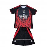 Maglia Benfica Special Bambino Rosso 25-26 Nero