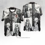 Maglia Giappone Anime 24/25 Nero e Bianco Thailandia