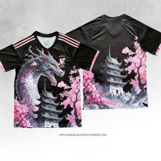 Maglia Giappone Dragon 24-25 Nero e Rosa Thailandia