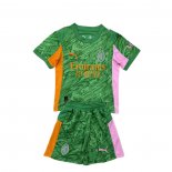 Maglia Milan Portiere 25/26 Bambino Verde
