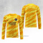 Maglia Paris Saint-Germain Portiere 23/24 Manica Lunga Giallo
