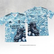 Maglia Real Madrid Blu Thailandia Dragon 25-26