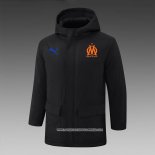 Olympique Marsiglia Nero Chaqueta Invierno del 24-25