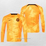 Prima Maglia Paesi Bassi 2022 Manica Lunga