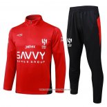 Tuta da Track Felpa Al Hilal 25/26 Bambino Rosso