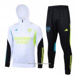 Tuta da Track Felpa Arsenal 2023/24 Bianco