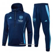 Tuta da Track Felpa Arsenal 2024 Blu -25