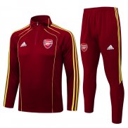 Tuta da Track Felpa Arsenal 25/26 Rosso Giallo