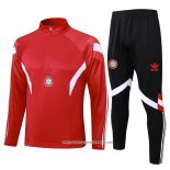 Tuta da Track Felpa Bayern Monaco 2024 Rosso -2025