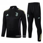 Tuta da Track Felpa Juventus 25/26 Bambino Nero