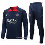 Tuta da Track Felpa Paris Saint-Germain 22/23 Blu Scuro