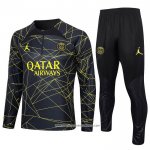 Tuta da Track Felpa Paris Saint-Germain Jordan 2023/24 Nero