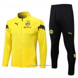 Tuta da Track Giacca Borussia Dortmund 22-23 Giallo e Nero