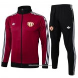 Tuta da Track Giacca Manchester United 2024 Rosso Scuro -25