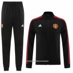 Tuta da Track Giacca Manchester United 23/24 Nero