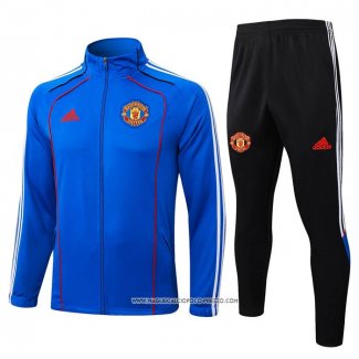 Tuta da Track Giacca Manchester United 25/26 Bambino Blu