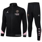 Tuta da Track Giacca Paris Saint-Germain Jordan 2024-2025 Nero