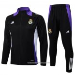 Tuta da Track Giacca Real Madrid Nero 24-25