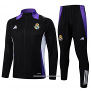 Tuta da Track Giacca Real Madrid Nero 24-25