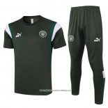 Tuta da Track Manchester City 23-24 Manica Corta Verde
