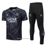 Tuta da Track Paris Saint-Germain 22-23 Manica Corta Grigio
