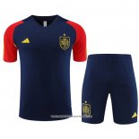 Tuta da Track Spagna 23-24 Manica Corta Blu - Pantaloncini