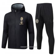Chandal de Giacca a Vento Milan 25/26 Nero