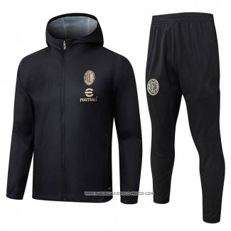 Chandal de Giacca a Vento Milan 25/26 Nero
