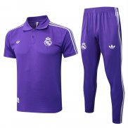 Conjunto Polo Real Madrid 25-26 Purpura