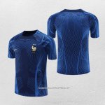 Maglia Allenamento Francia 22/23 Blu Scuro