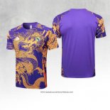Maglia Allenamento Real Madrid Purpura Dragon 24-25