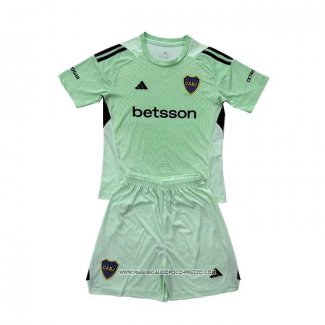 Maglia Boca Juniors Portiere 2025 Bambino Verde