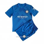Maglia Manchester City Portiere 22/23 Bambino Blu