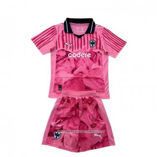 Maglia Monterrey Portiere 2025 Bambino Rosa
