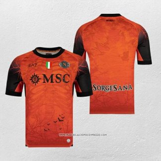 Maglia Napoli Portiere Halloween 25/26 Arancione Thailandia