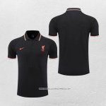 Maglia Polo Liverpool 22/23 Nero