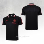 Maglia Polo Manchester United 23/24 Nero