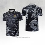 Maglia Polo Real Madrid Dragon 24/25 Nero