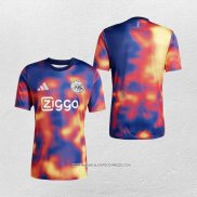 Maglia Prematch Ajax 25/26 Blu Arancione