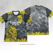 Maglia Real Madrid 2024 Grigio Thailandia Dragon -25