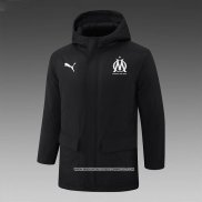 Olympique Marsiglia 2024 Nero Chaqueta Invierno del -25