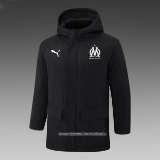 Olympique Marsiglia 2024 Nero Chaqueta Invierno del -25