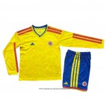 Prima Maglia Colombia 2026 Bambino Manica Lunga
